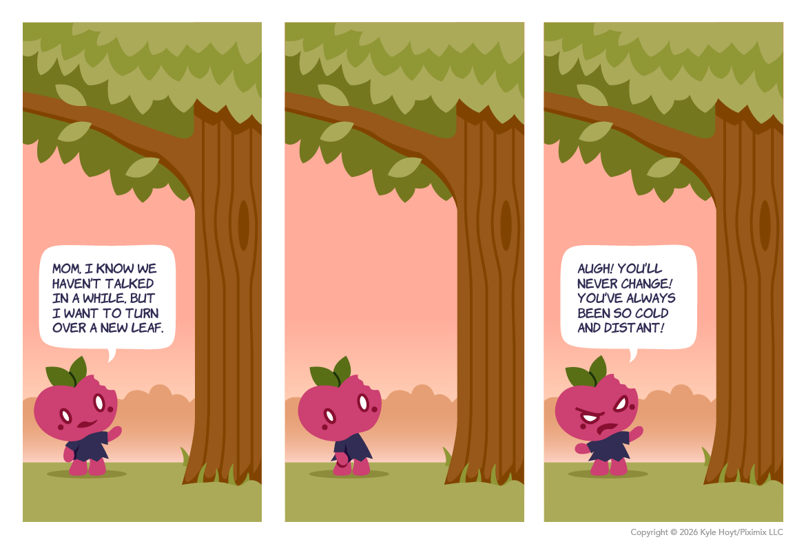 Appley has parental issues