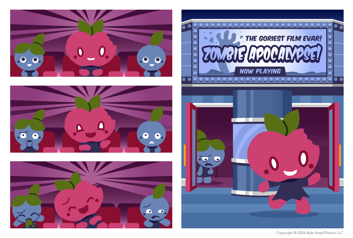 Appley laughs in the face of death