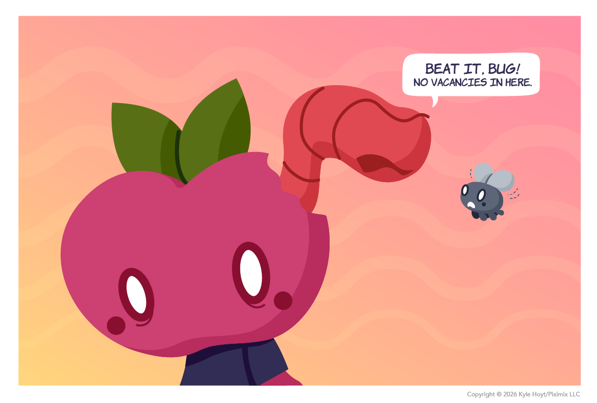 Appley is bugging out