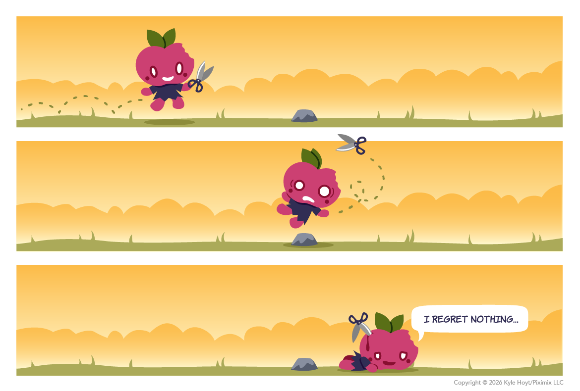 Appley lives dangerously