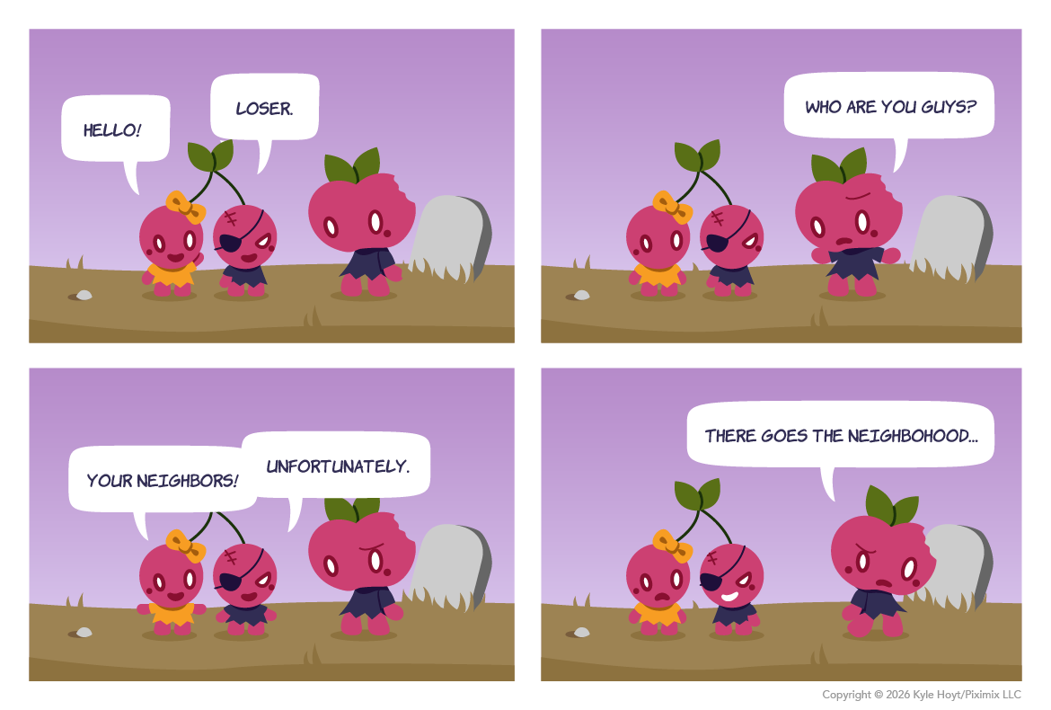 Appley meets the neighbors