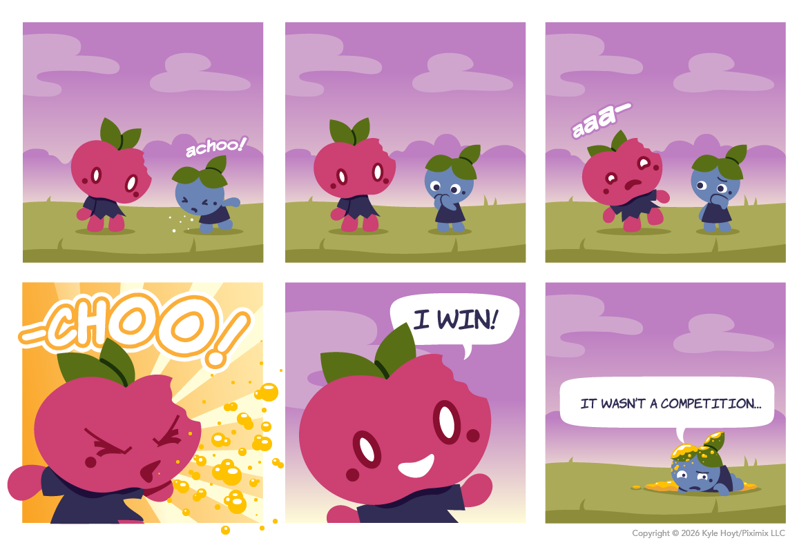 Appley blows her mind