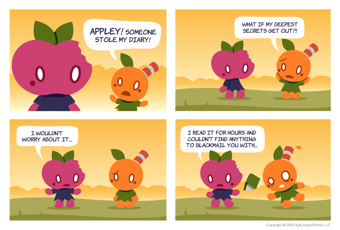 Appley is an avid reader