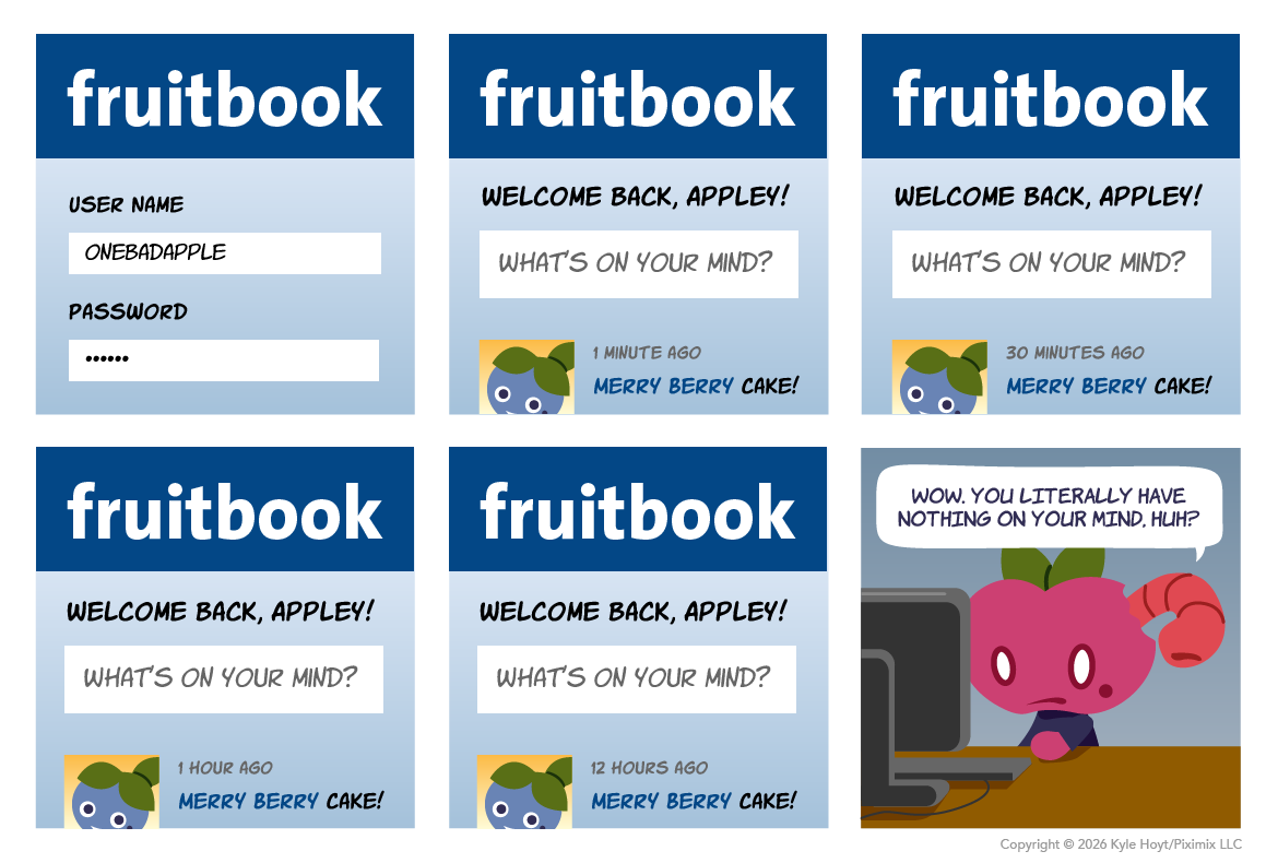 Appley updates her status