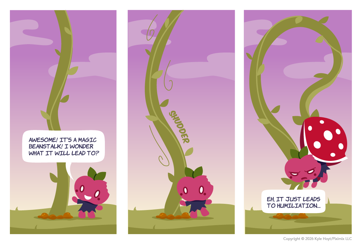 Appley and the magic beanstalk