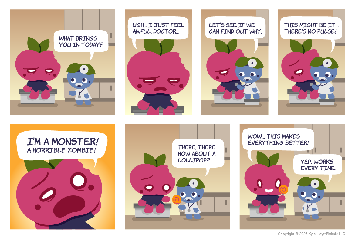 Appley is one sick individual