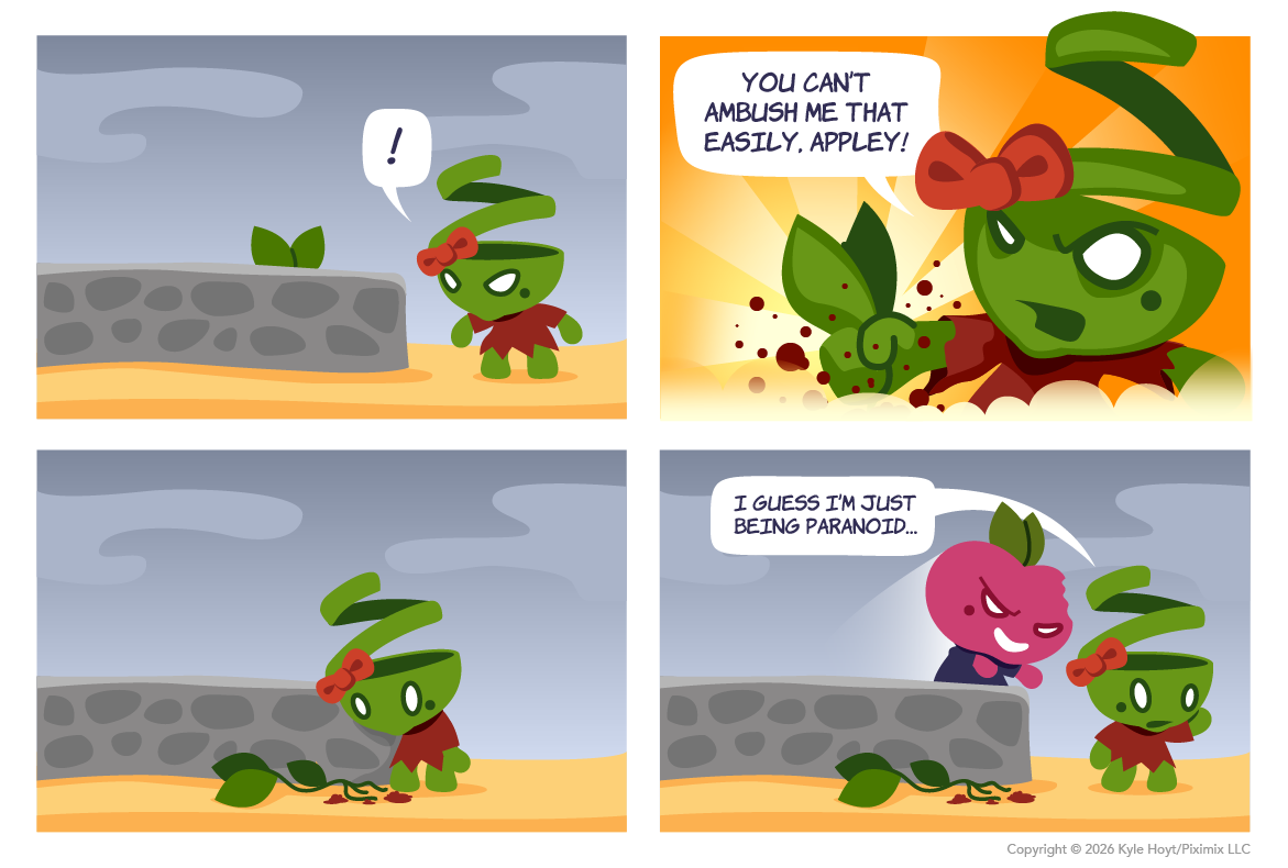 Appley has a near death experience