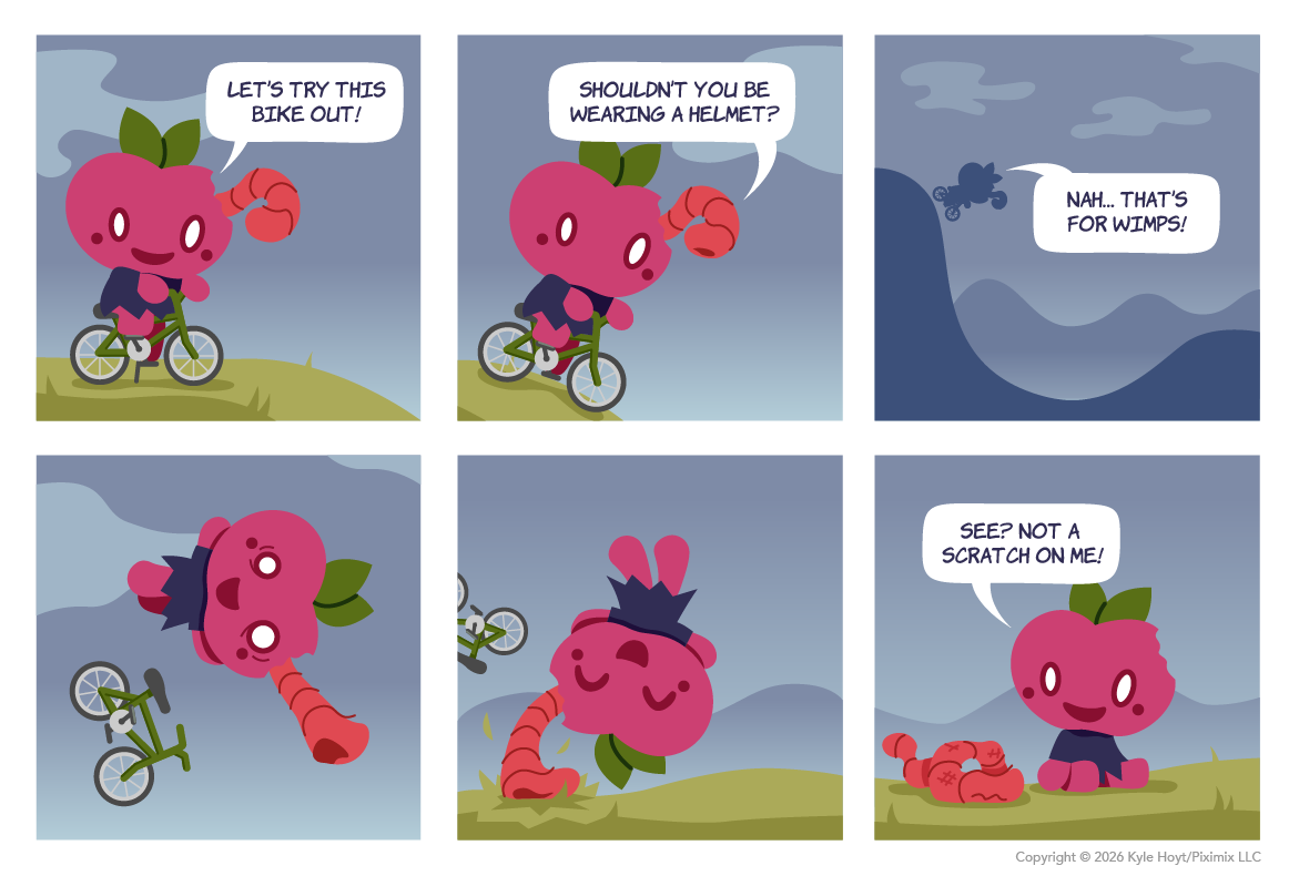 Appley lives dangerously