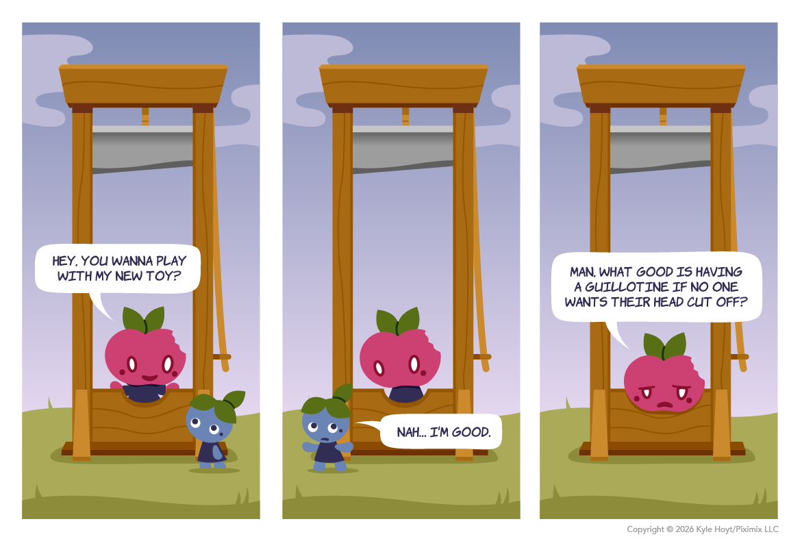 Appley has a guillotine