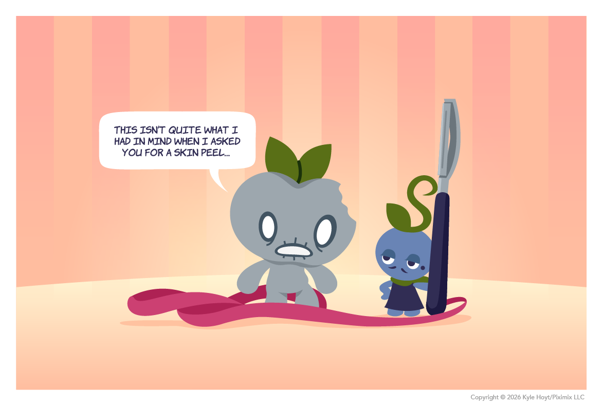 Appley sheds her skin