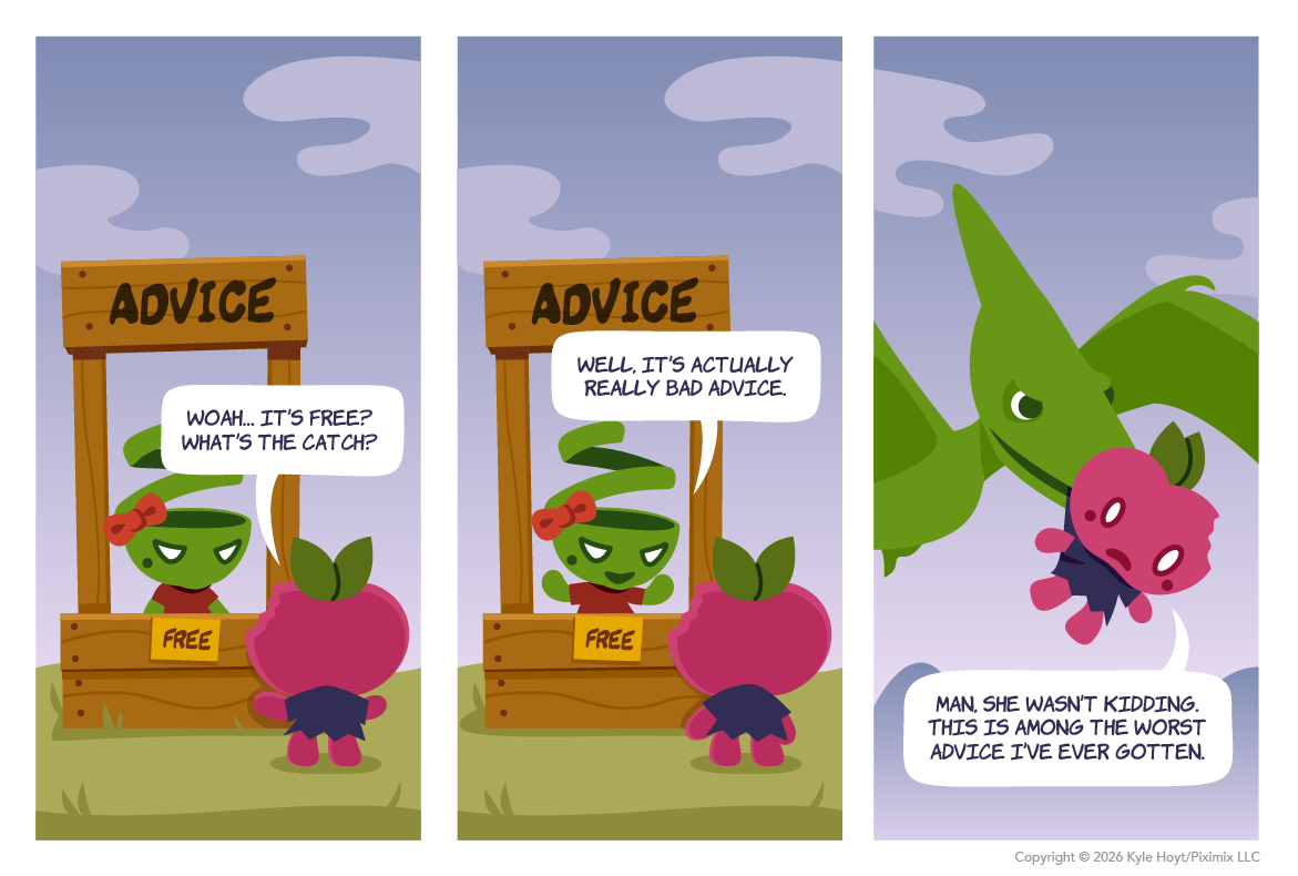 Appley gets some bad advice