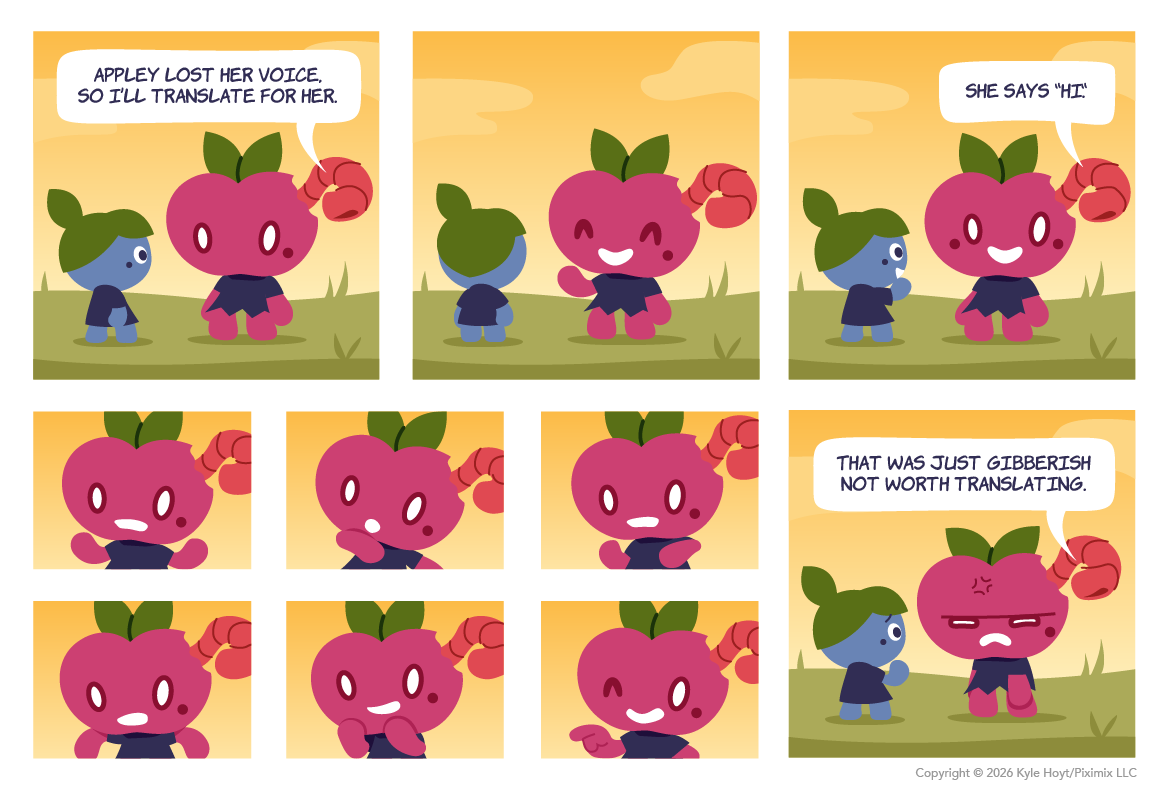 Appley is lost in translation