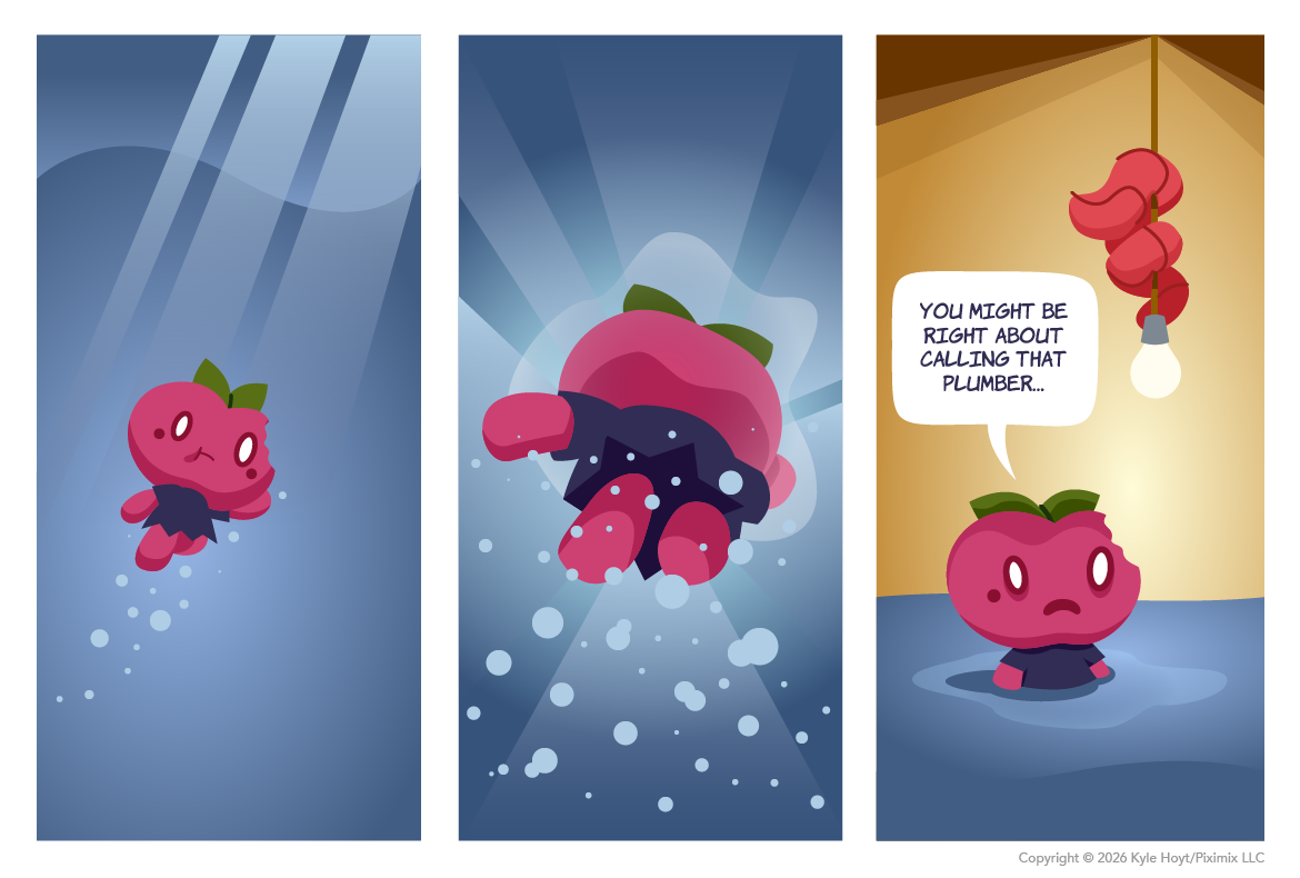 Appley heads towards the light