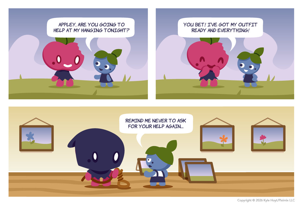 Appley hangs 'em high