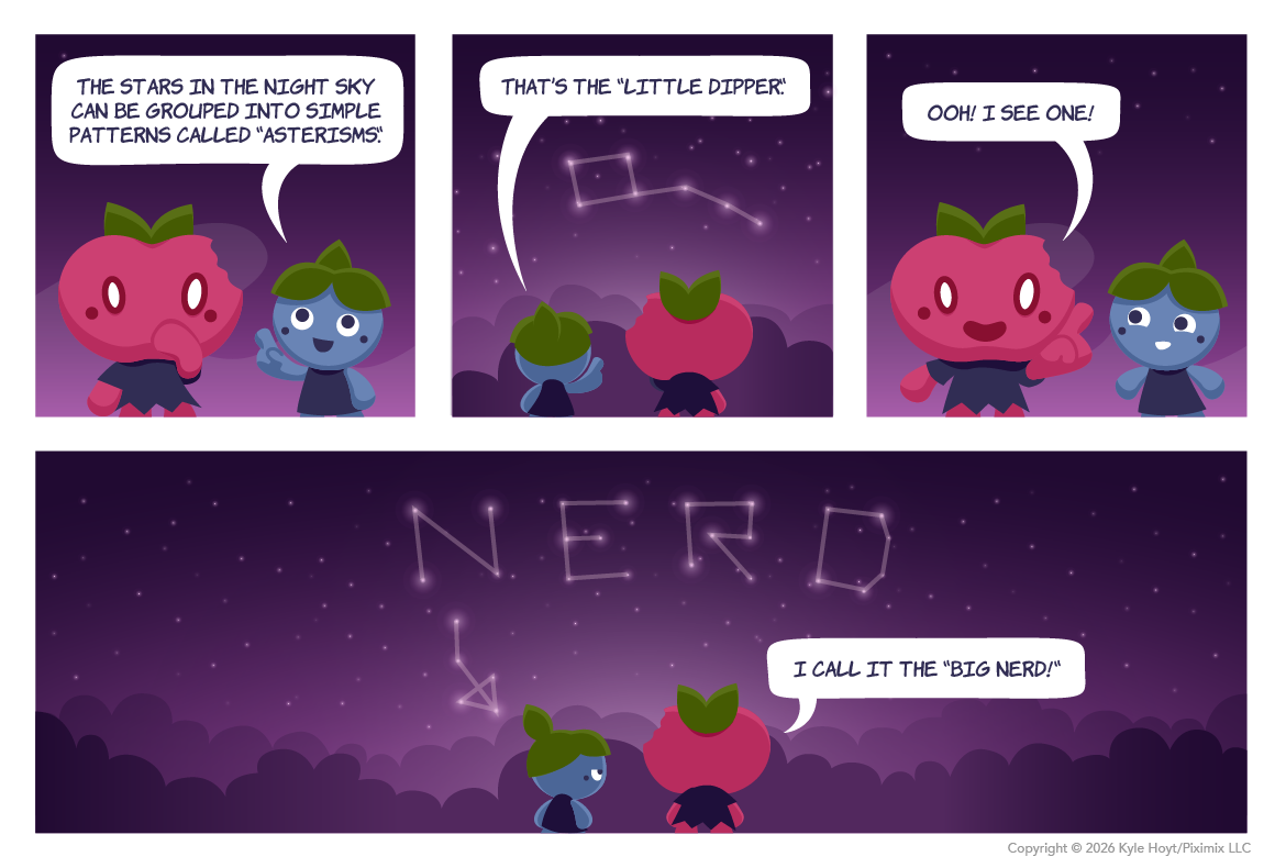 Appley is seeing stars