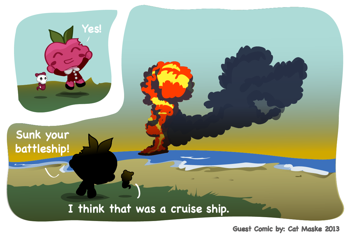 Guest comic: Appley has a sinking feeling