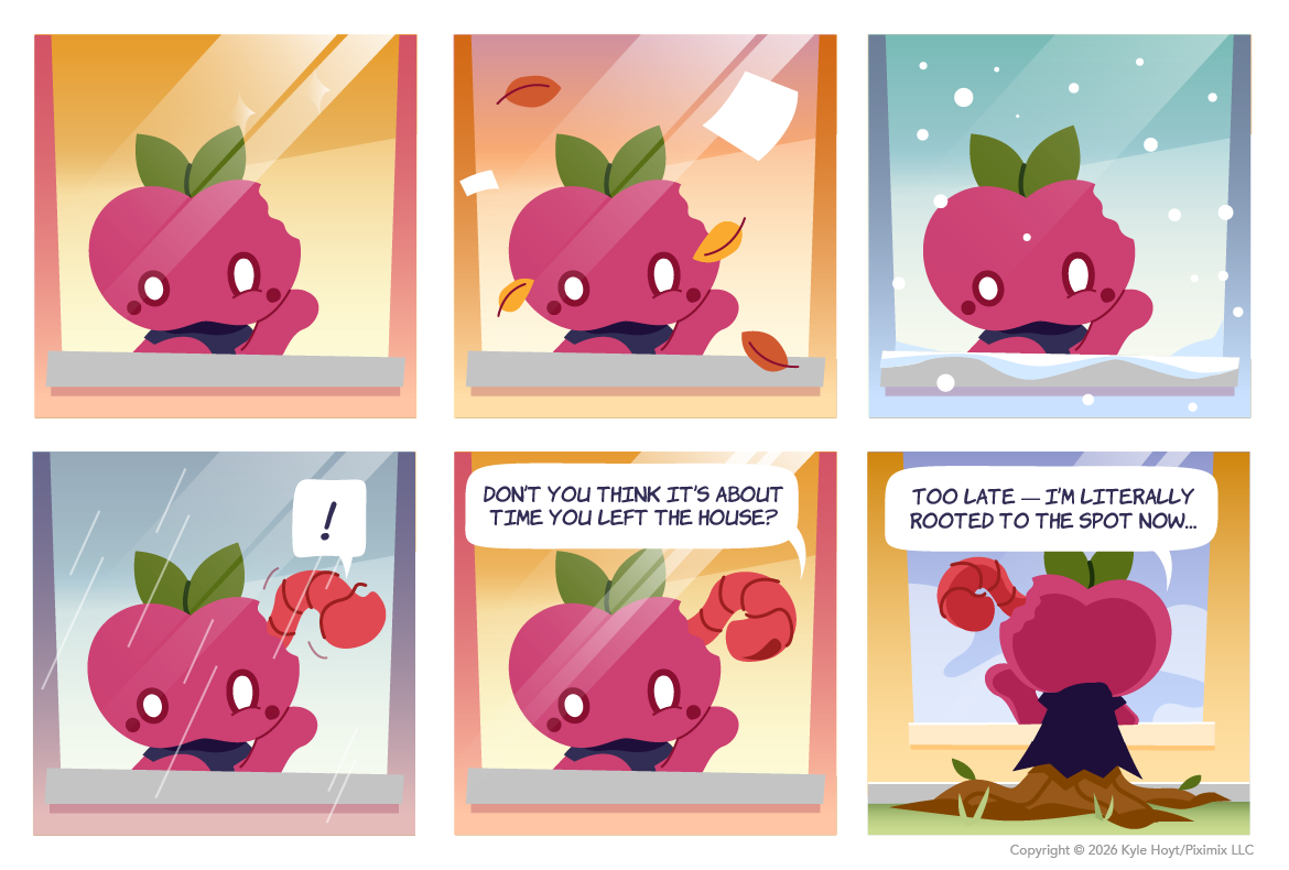 Appley is stuck in a rut