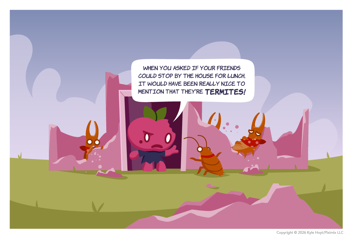 Appley is out for lunch